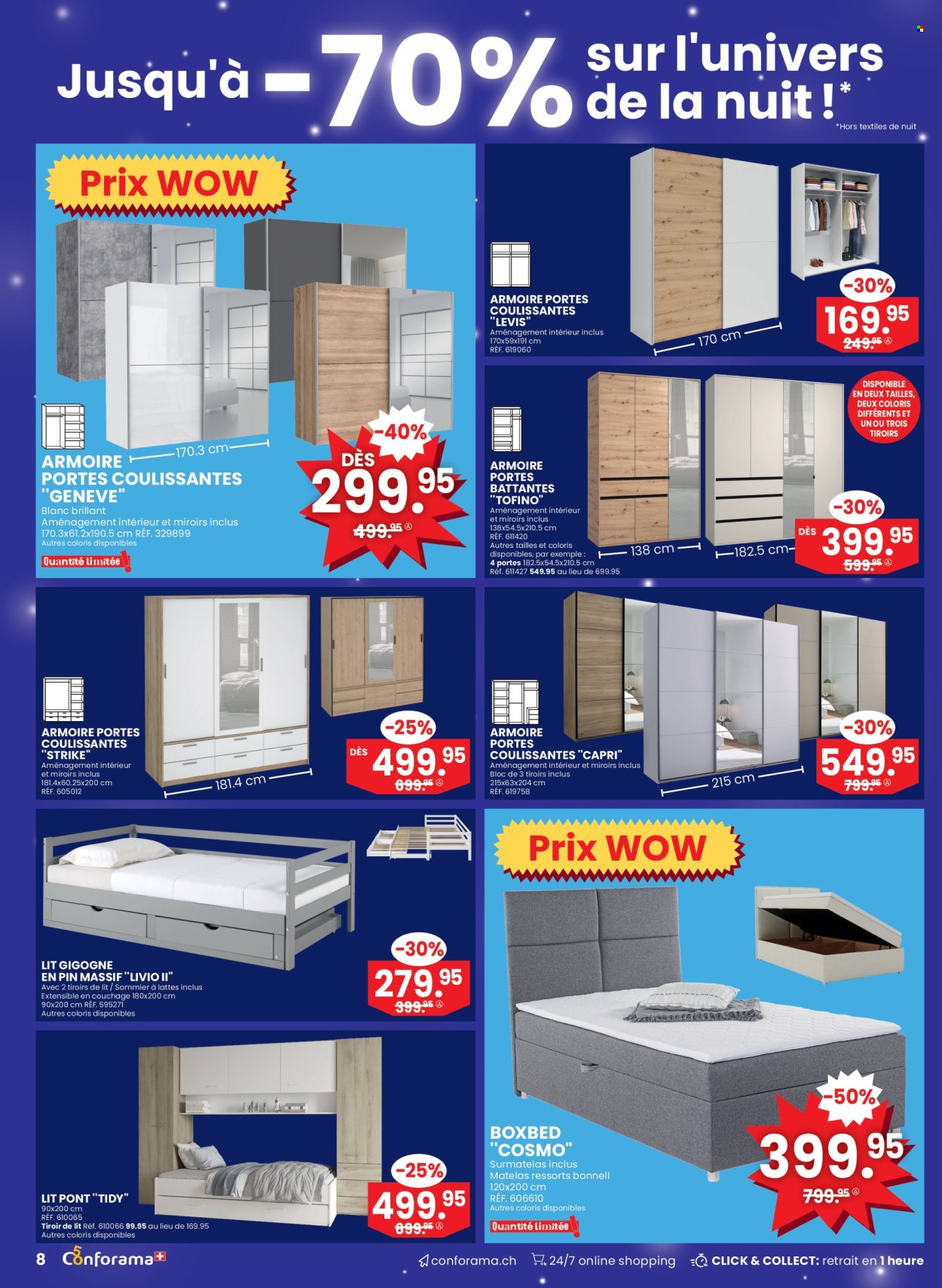 Catalogue Conforama - 11.3.2026 - 24.3.2026. Page 8. Page 8