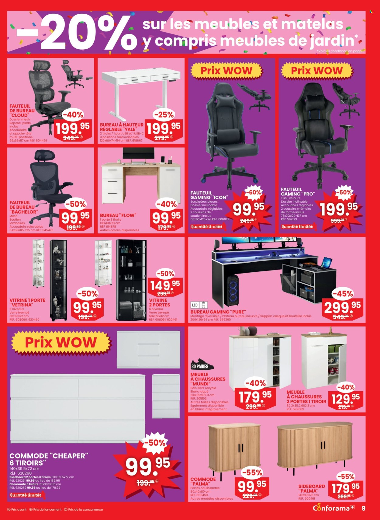 Catalogue Conforama - 11.3.2026 - 24.3.2026. Page 9. Page 9