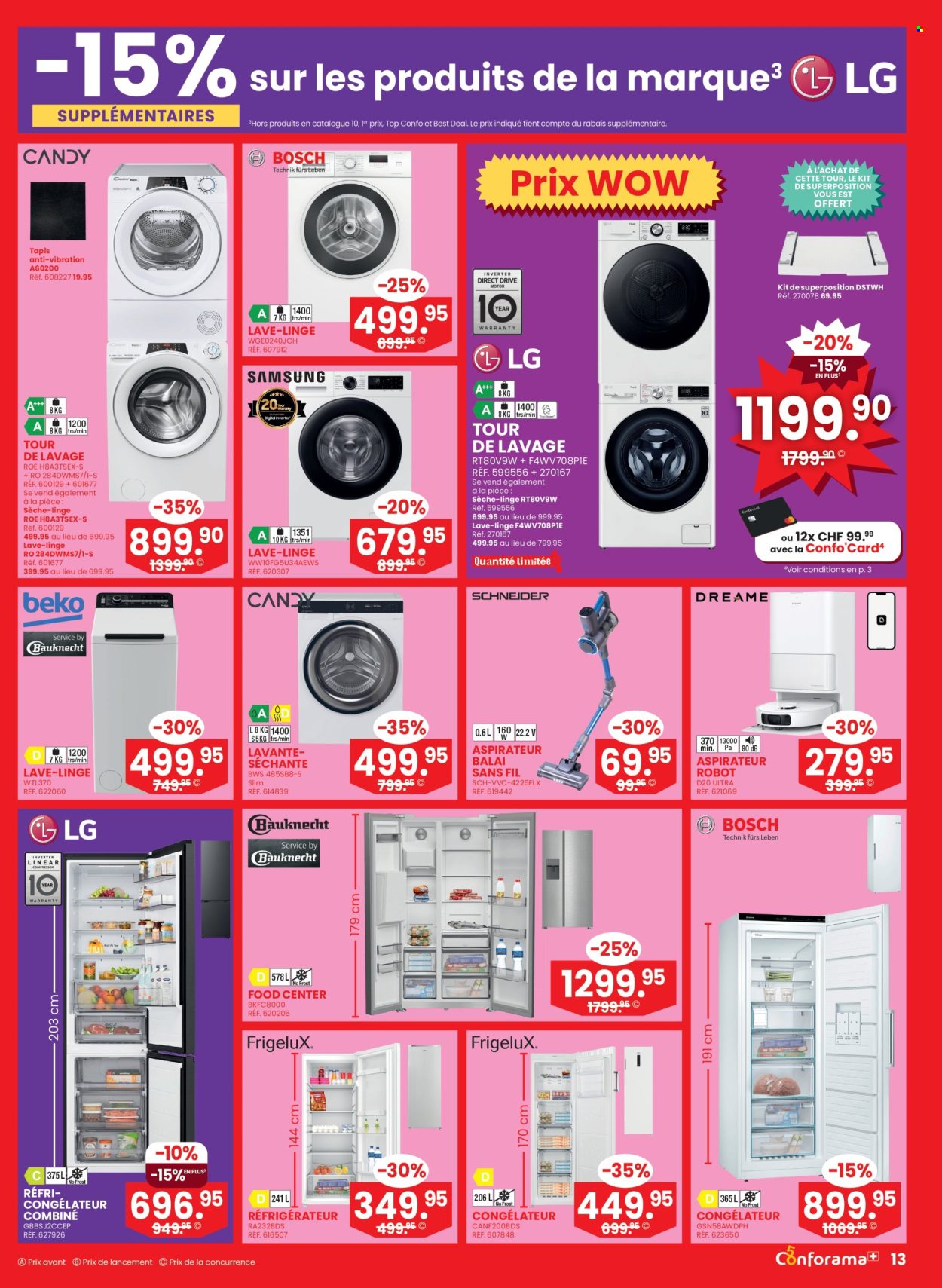 Catalogue Conforama - 11.3.2026 - 24.3.2026. Page 13. Page 13
