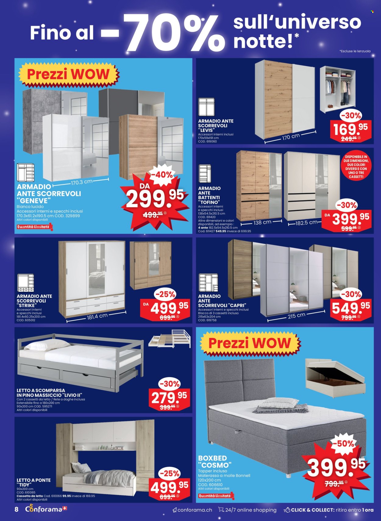 Catalogue Conforama - 11.3.2026 - 24.3.2026. Page 8. Page 8