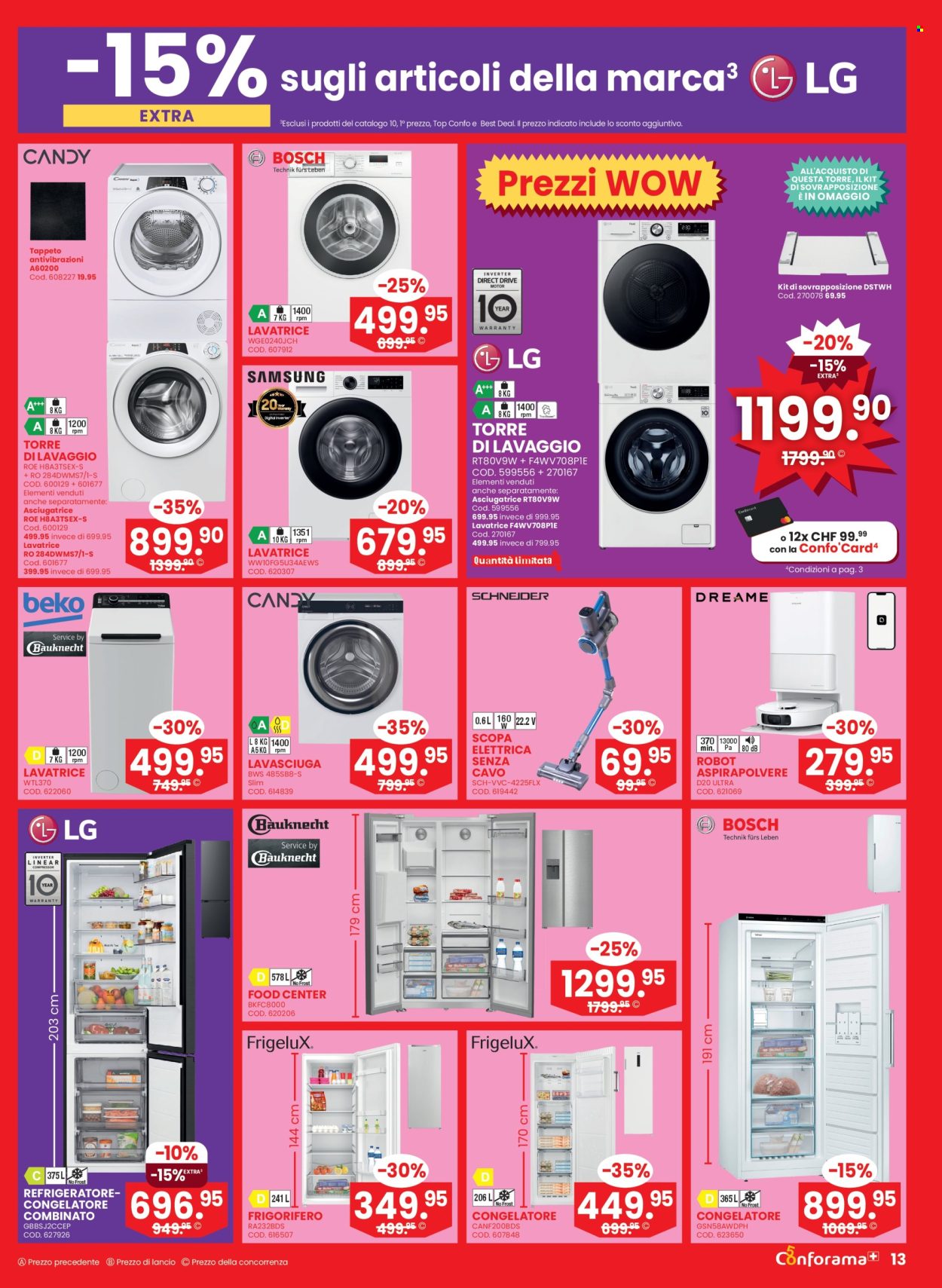 Catalogue Conforama - 11.3.2026 - 24.3.2026. Page 13. Page 13