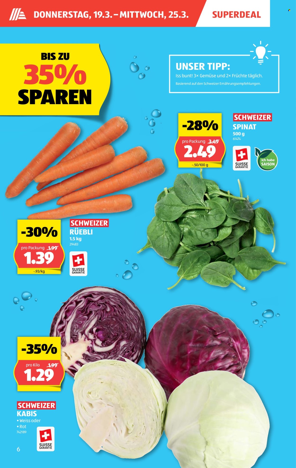 Catalogue Aldi - 19.3.2026 - 25.3.2026. Page 6. Page 6