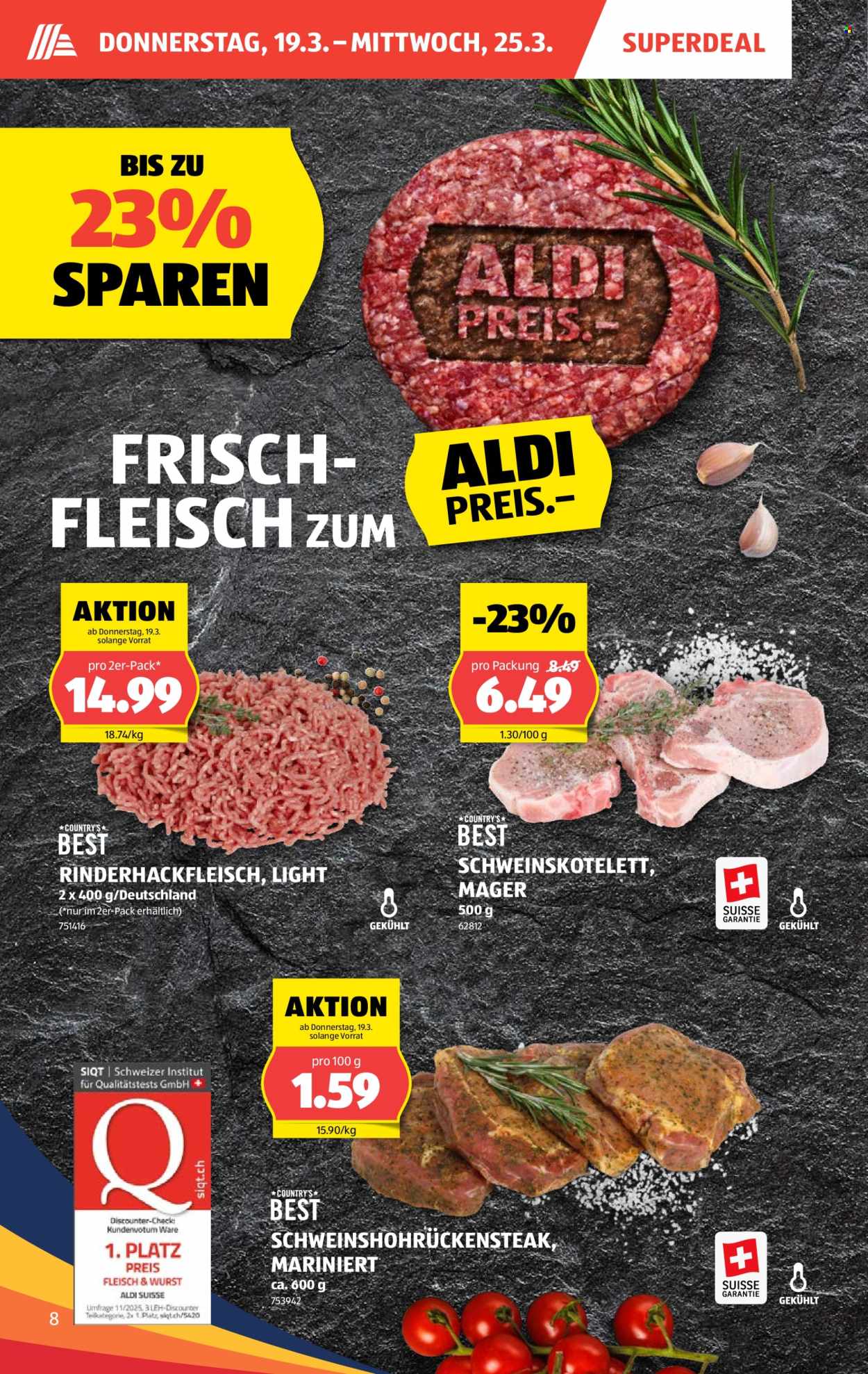 Catalogue Aldi - 19.3.2026 - 25.3.2026. Page 8. Page 8