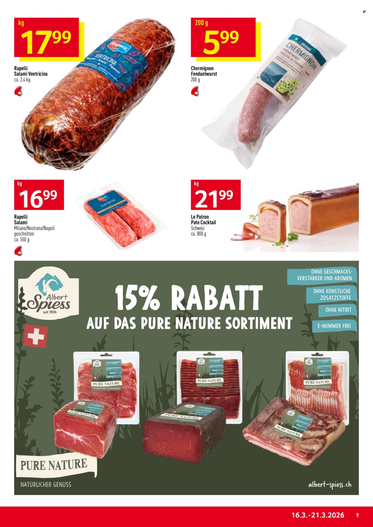 Catalogue Prodega - 16.3.2026 - 21.3.2026. Page 9. Page 9