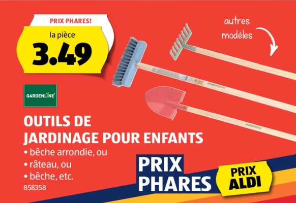 OUTILS DE JARDINAGE POUR ENFANTS