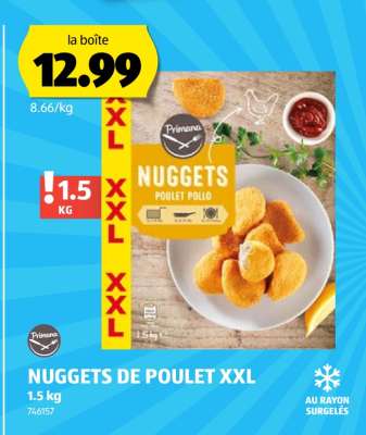Nuggets de poulet XXL