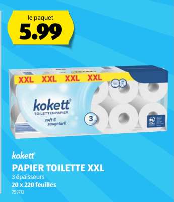 kokett PAPIER TOILETTE XXL