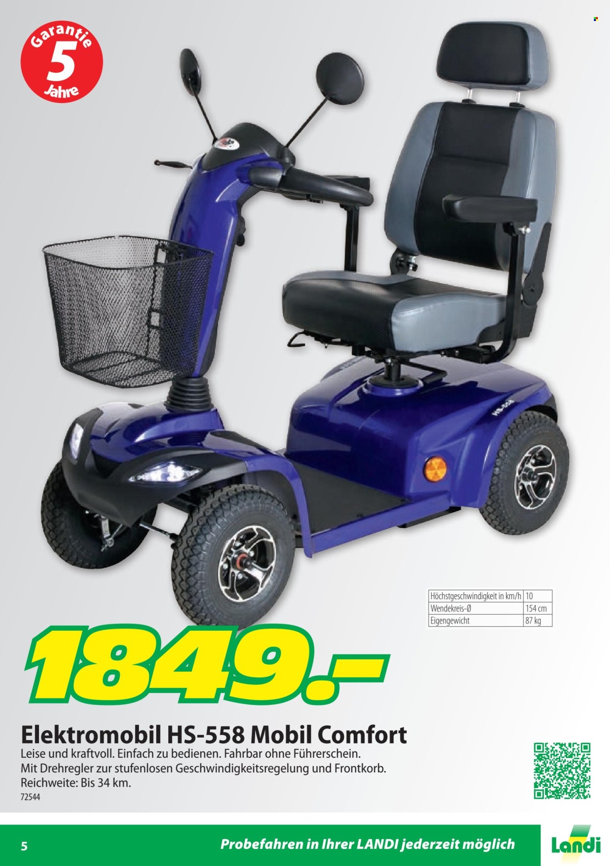 Catalogue Landi. Page 5. Page 5