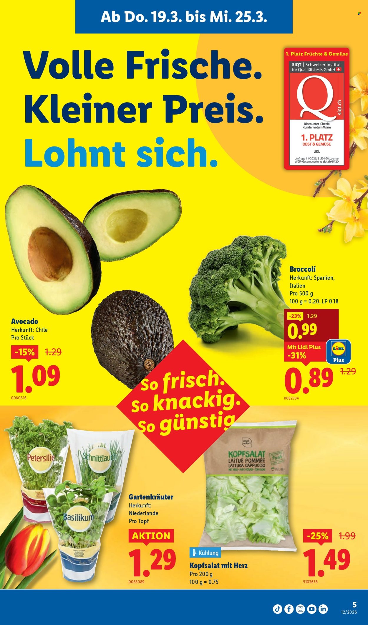 Catalogue Lidl - 19.3.2026 - 25.3.2026. Page 5. Page 5
