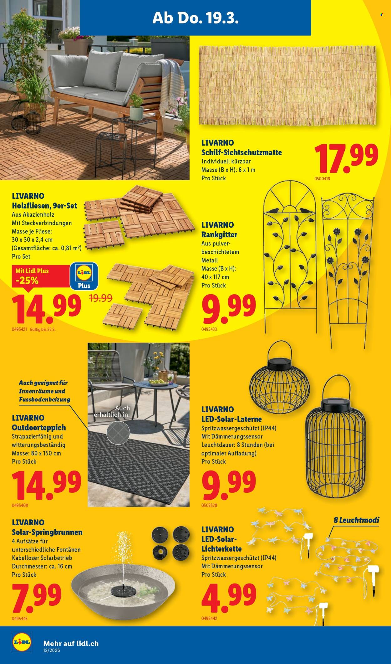 Catalogue Lidl - 19.3.2026 - 25.3.2026. Page 22. Page 22