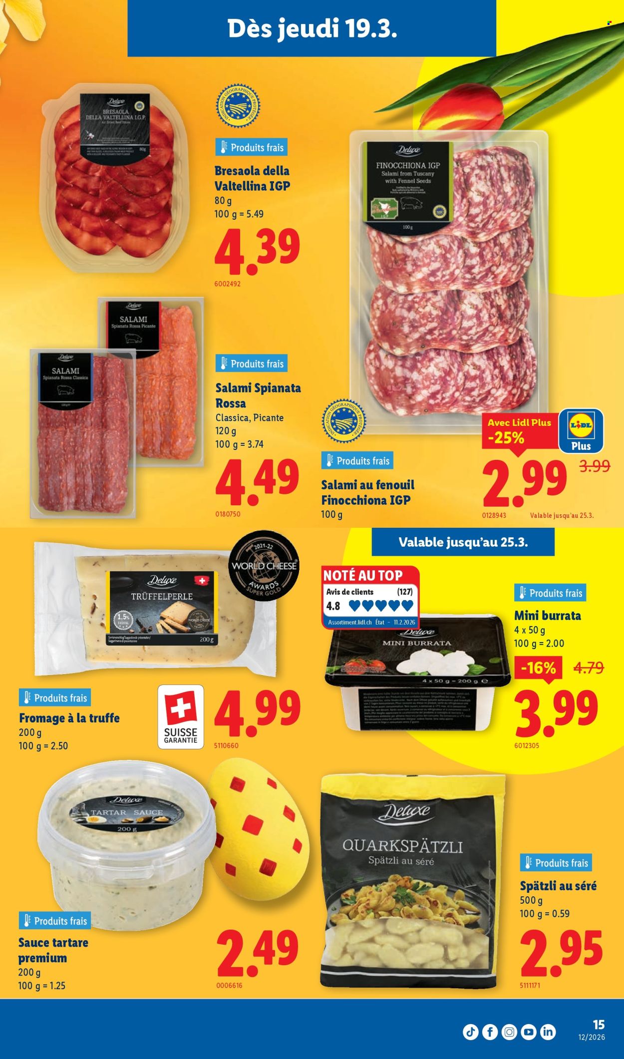 Catalogue Lidl - 19.3.2026 - 25.3.2026. Page 15. Page 15