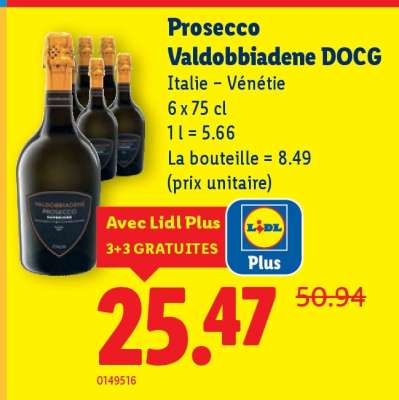 Prosecco Valdobbiadene DOCG