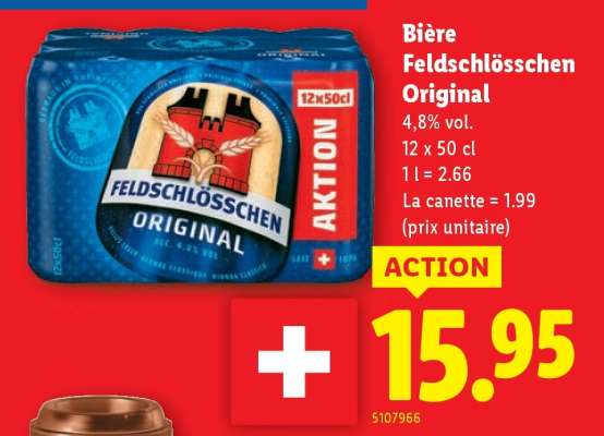 Bière Feldschlösschen Original
