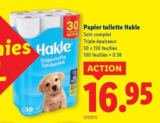 Papier toilette Hakle