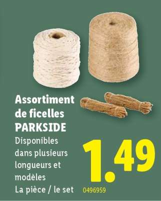 Assortiment de ficelles PARKSIDE