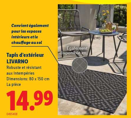 Tapis d’extérieur LIVARNO