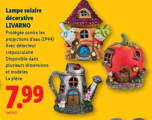 Lampe solaire décorative LIVARNO