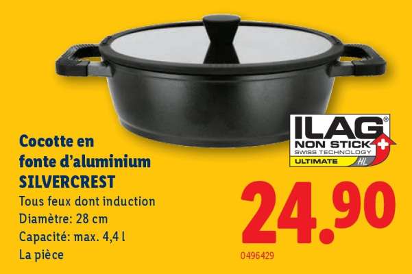 Cocotte en fonte d'aluminium SILVERCREST