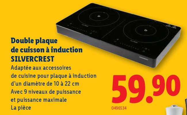 Double plaque de cuisson à induction SILVERCREST