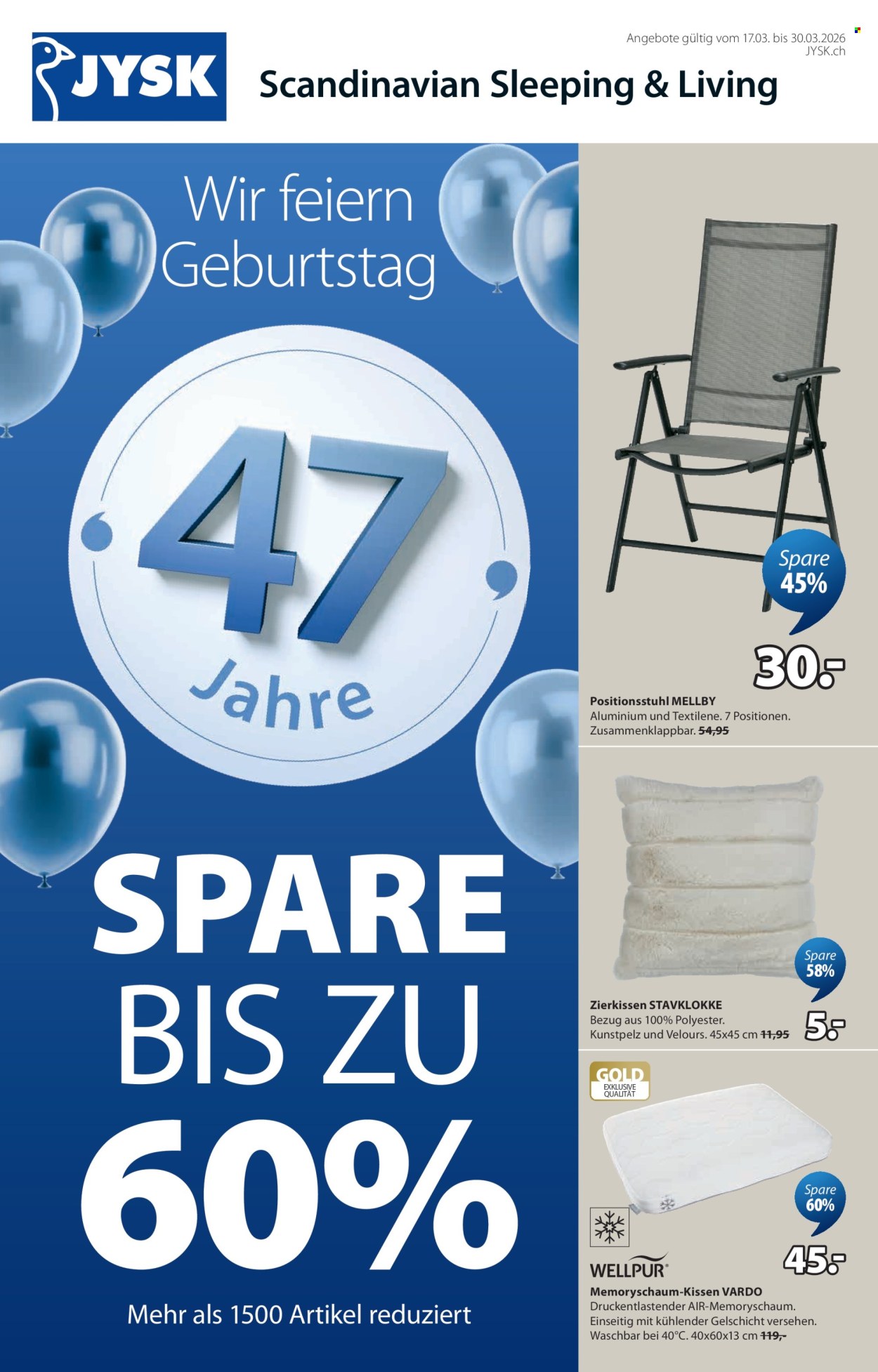 Catalogue JYSK - 17.3.2026 - 30.3.2026. Page 1. Page 1