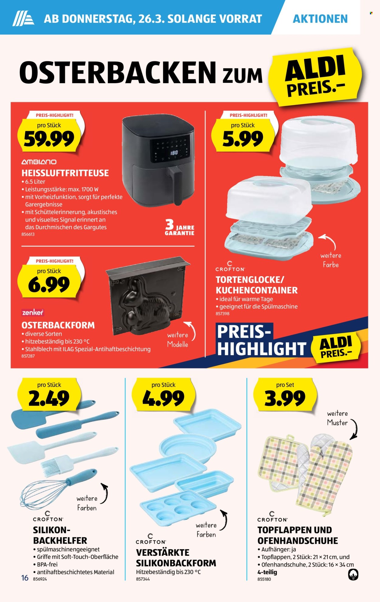 Catalogue Aldi - 26.3.2026 - 1.4.2026. Page 16. Page 16