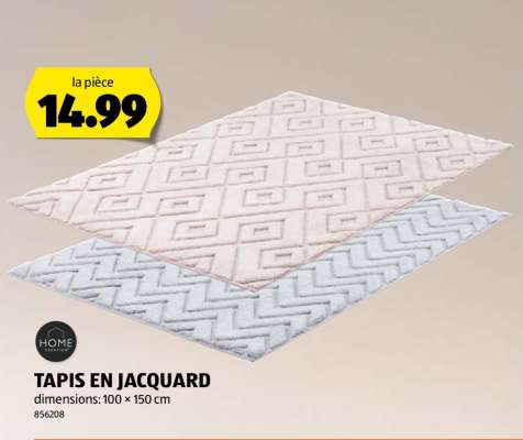 TAPIS EN JACQUARD