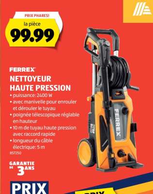 FERREX NETTOYEUR HAUTE PRESSION