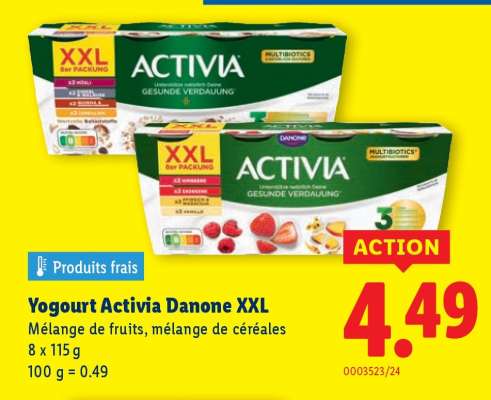 Yogourt Activia Danone XXL