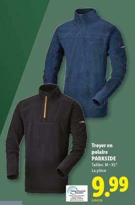 Troyer en polaire PARKSIDE