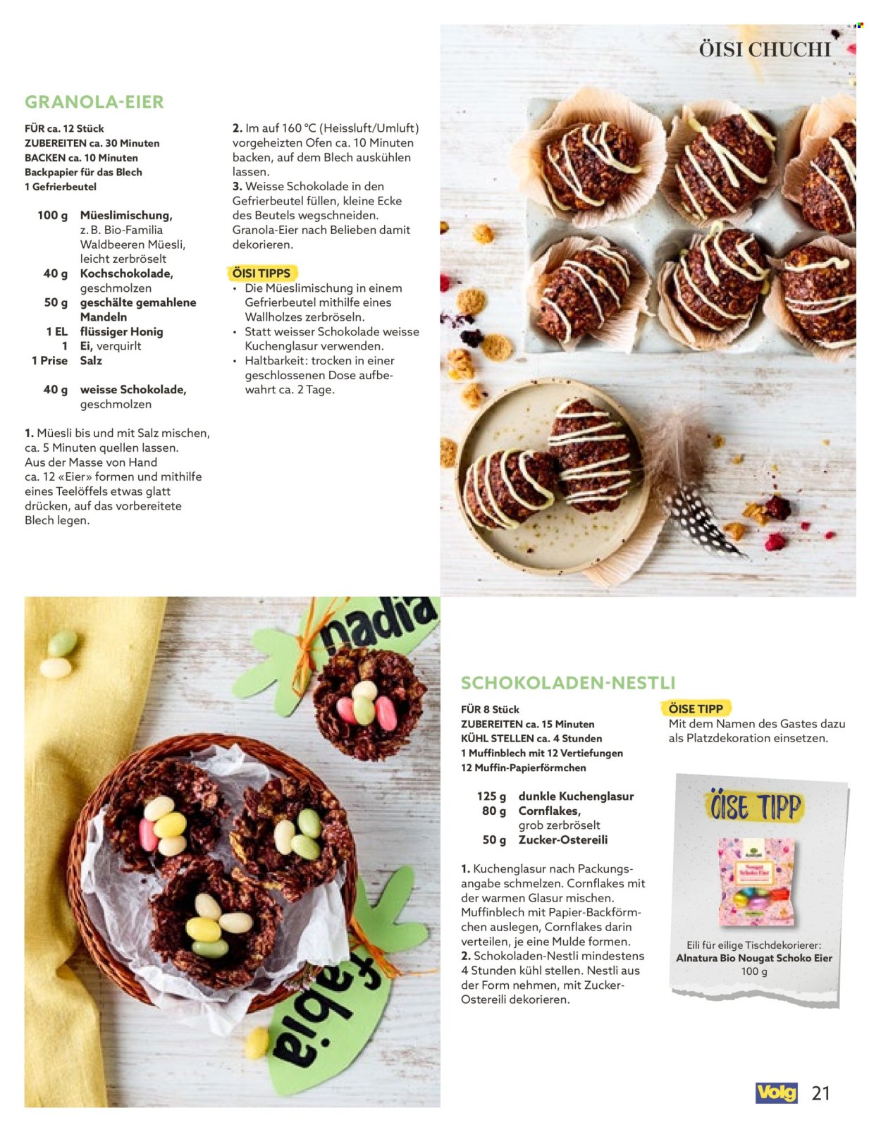 Catalogue Volg - 1.4.2026 - 30.4.2026. Page 21. Page 21