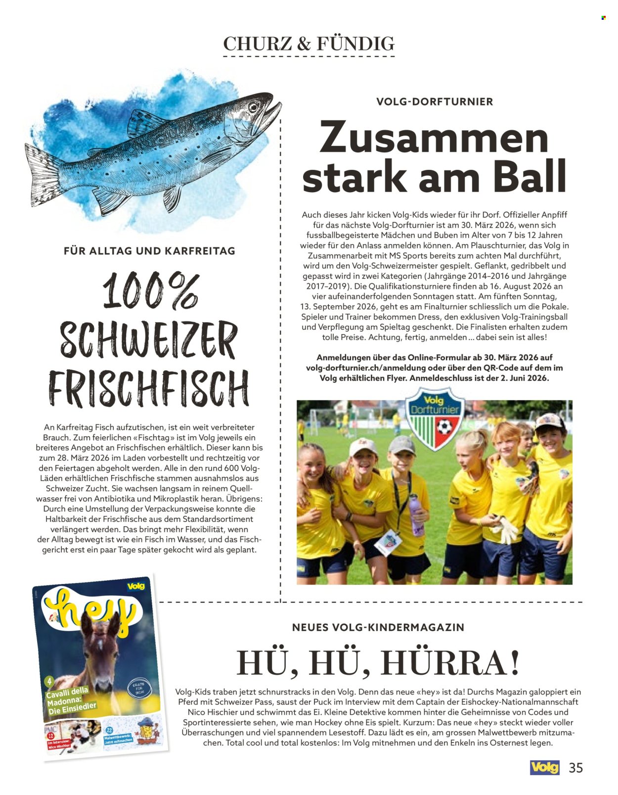 Catalogue Volg - 1.4.2026 - 30.4.2026. Page 35. Page 35