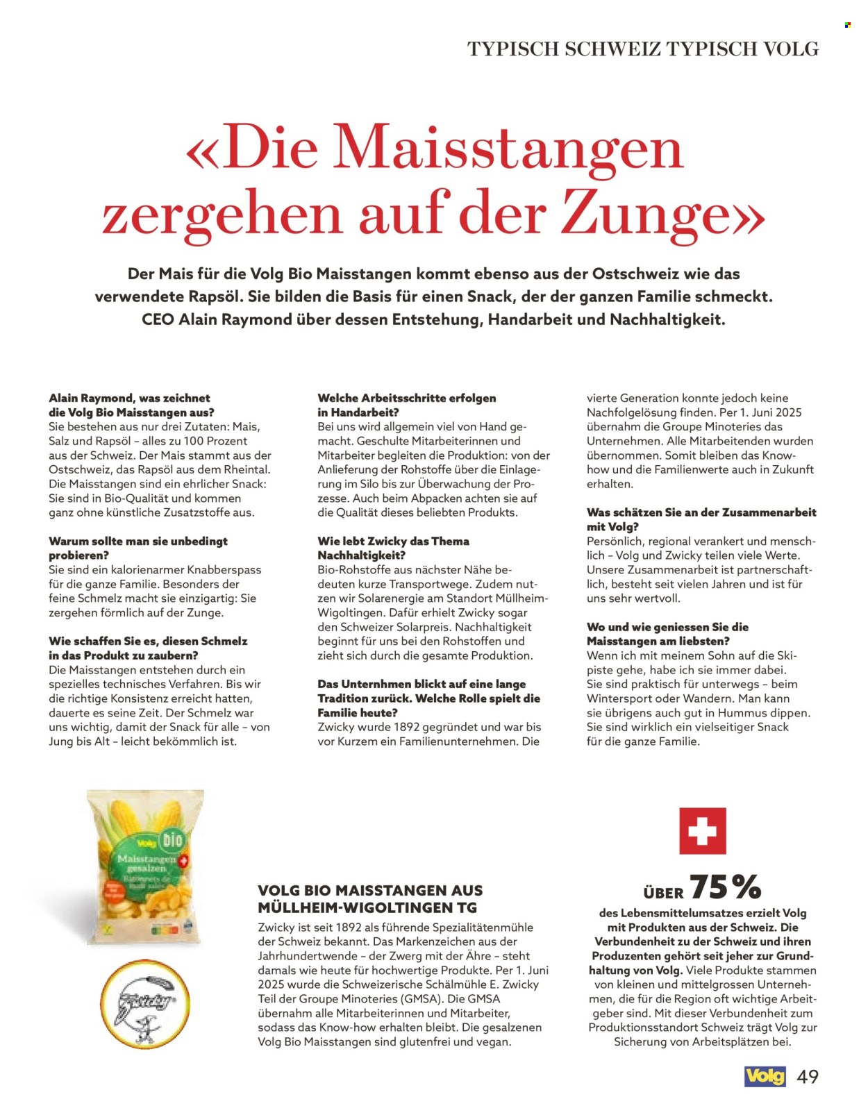 Catalogue Volg - 1.4.2026 - 30.4.2026. Page 49. Page 49