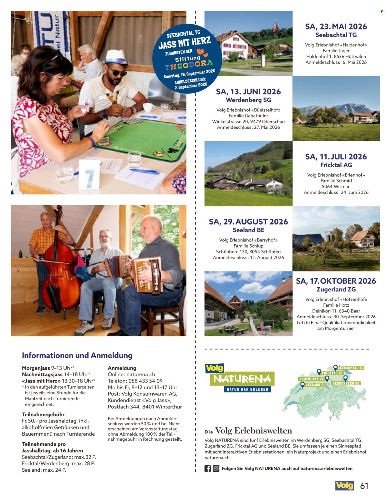 Catalogue Volg - 1.4.2026 - 30.4.2026. Page 61. Page 61