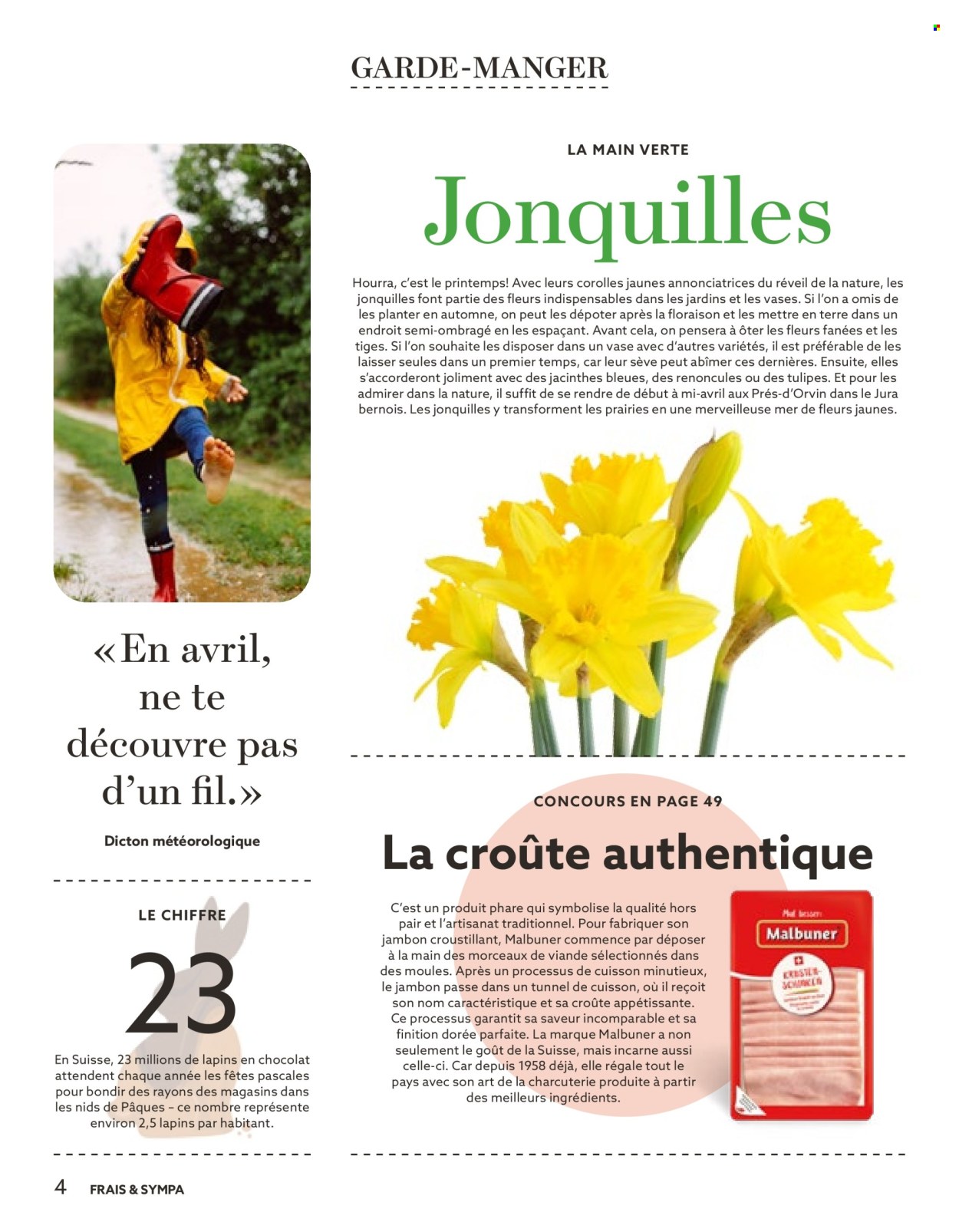 Catalogue Volg - 1.4.2026 - 30.4.2026. Page 4. Page 4