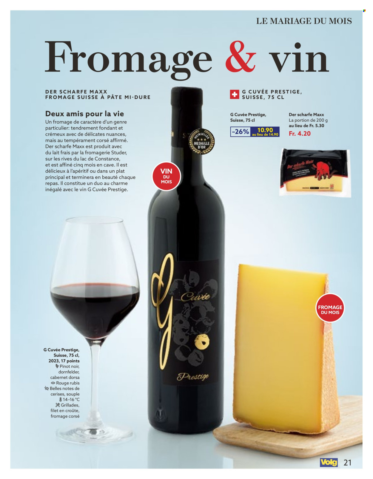 Catalogue Volg - 1.4.2026 - 30.4.2026. Page 21. Page 21