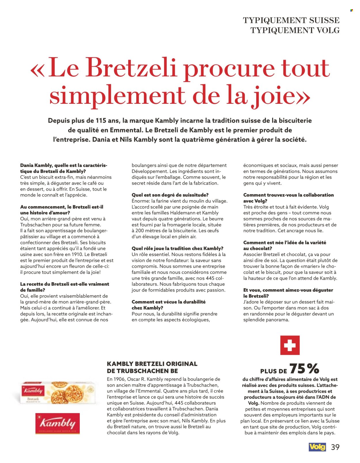 Catalogue Volg - 1.4.2026 - 30.4.2026. Page 39. Page 39