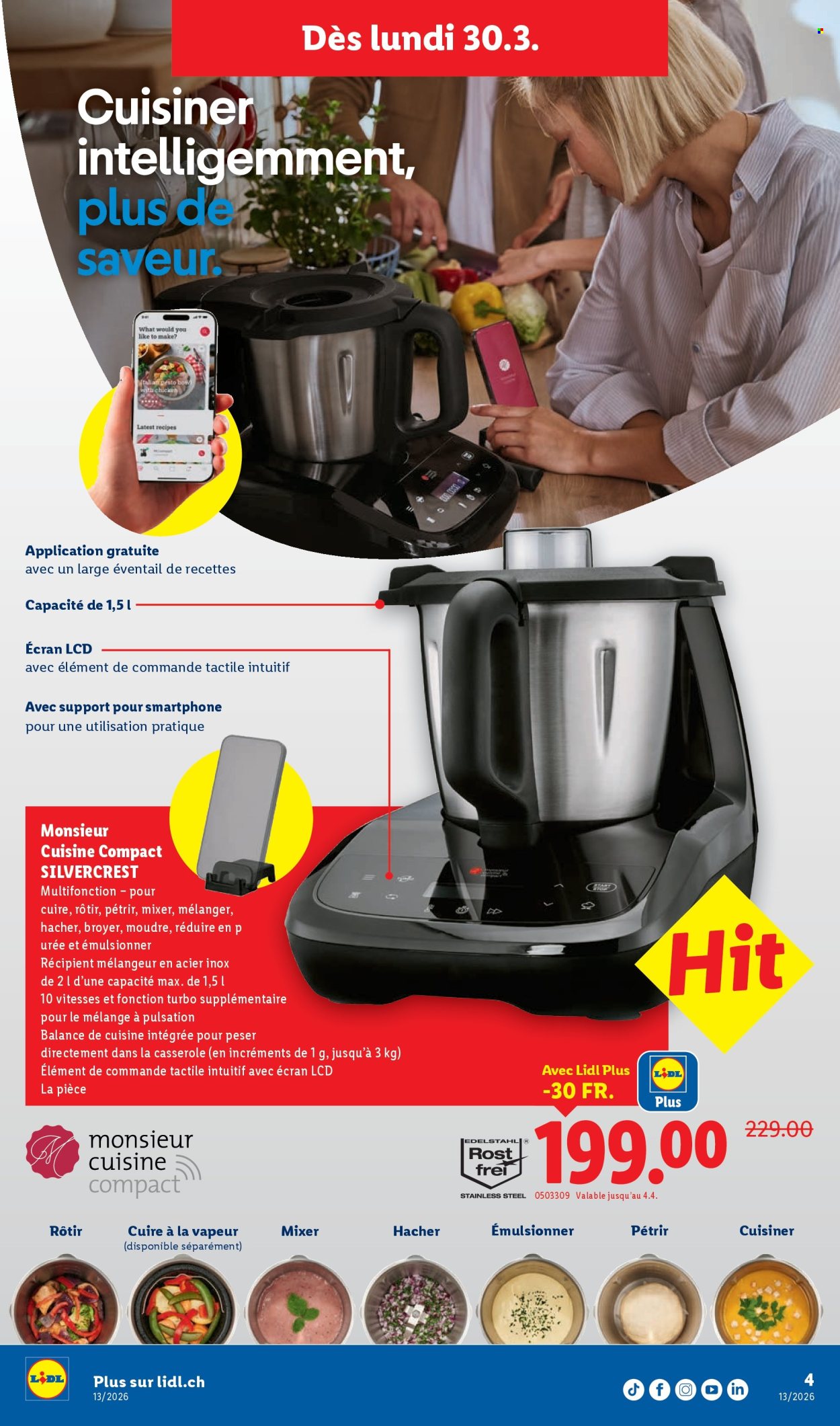 Catalogue Lidl - 30.3.2026 - 4.4.2026. Page 4. Page 4