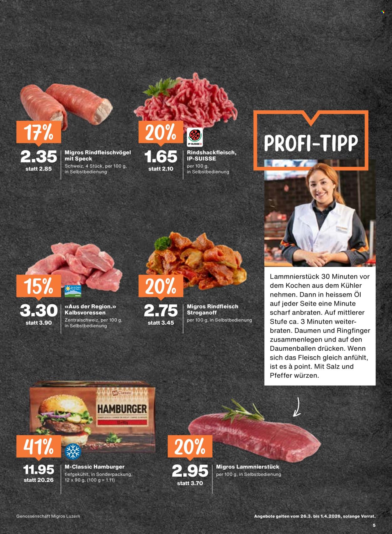 Catalogue Migros - 26.3.2026 - 1.4.2026. Page 5. Page 5