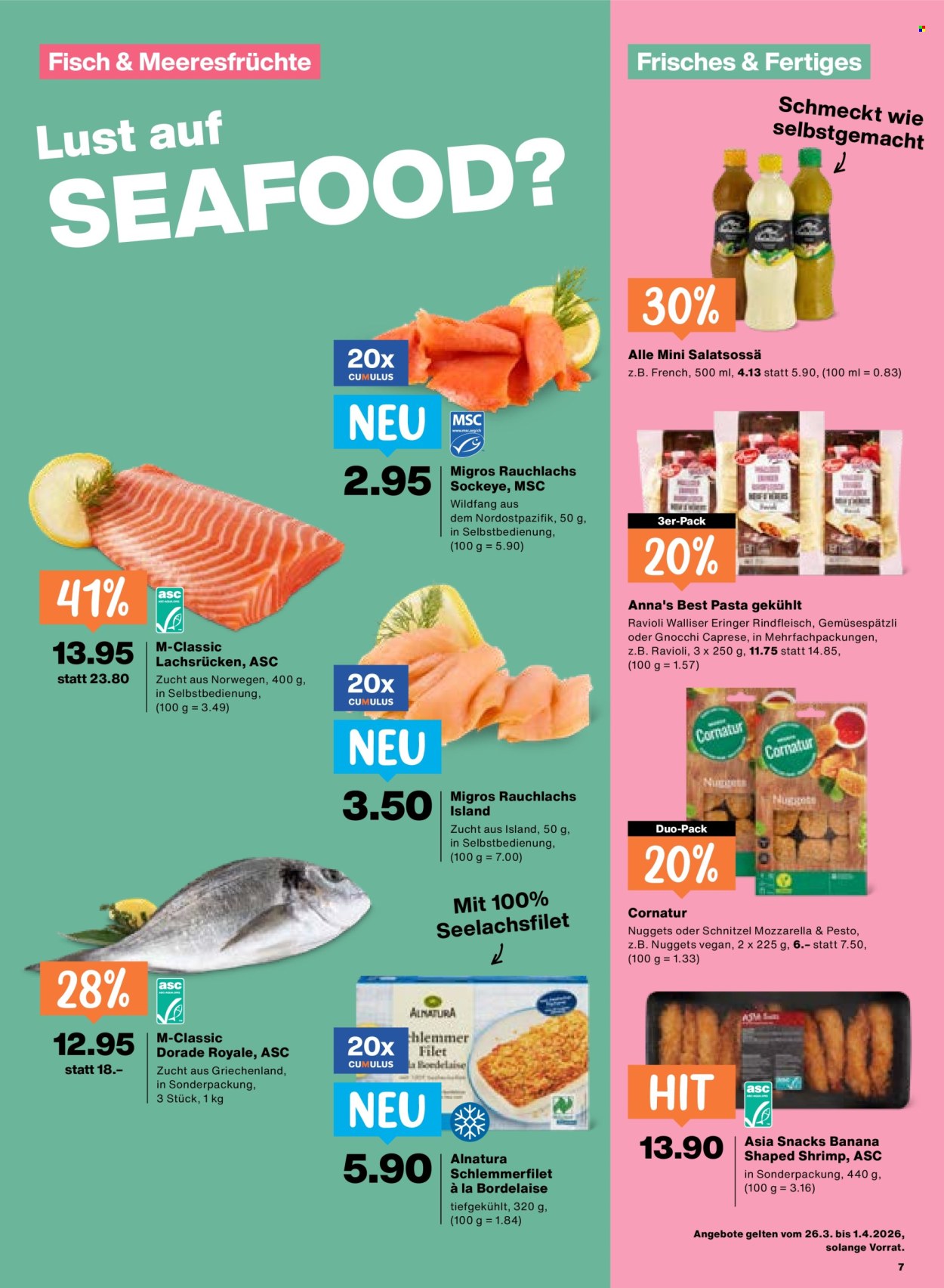 Catalogue Migros - 26.3.2026 - 1.4.2026. Page 7. Page 7