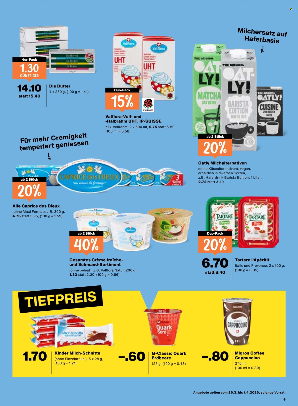 Catalogue Migros - 26.3.2026 - 1.4.2026. Page 9. Page 9
