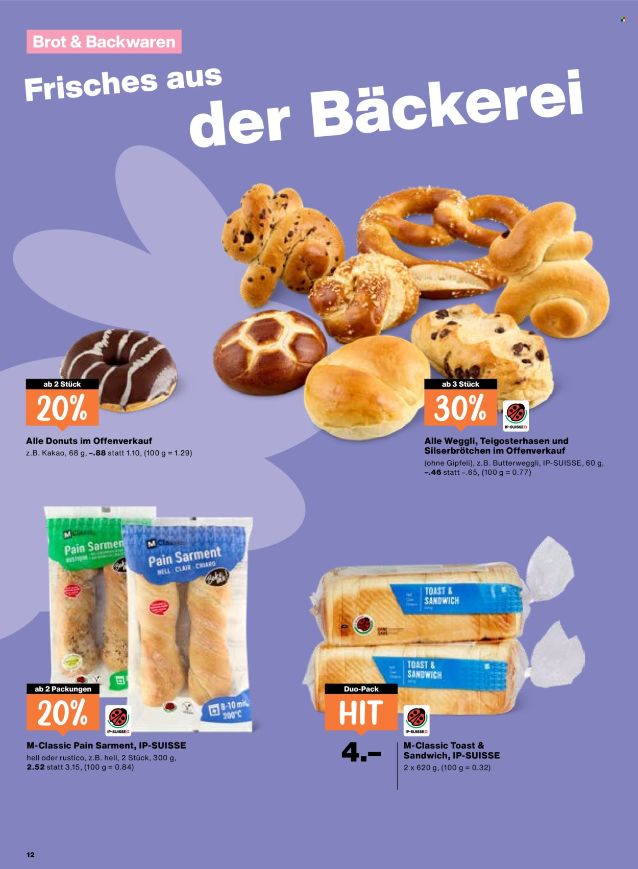 Catalogue Migros - 26.3.2026 - 1.4.2026. Page 12. Page 12