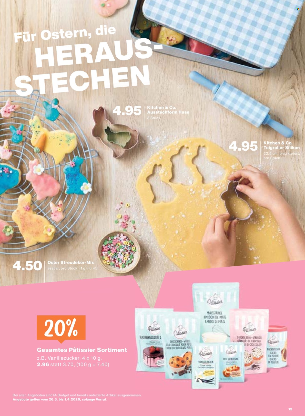Catalogue Migros - 26.3.2026 - 1.4.2026. Page 13. Page 13