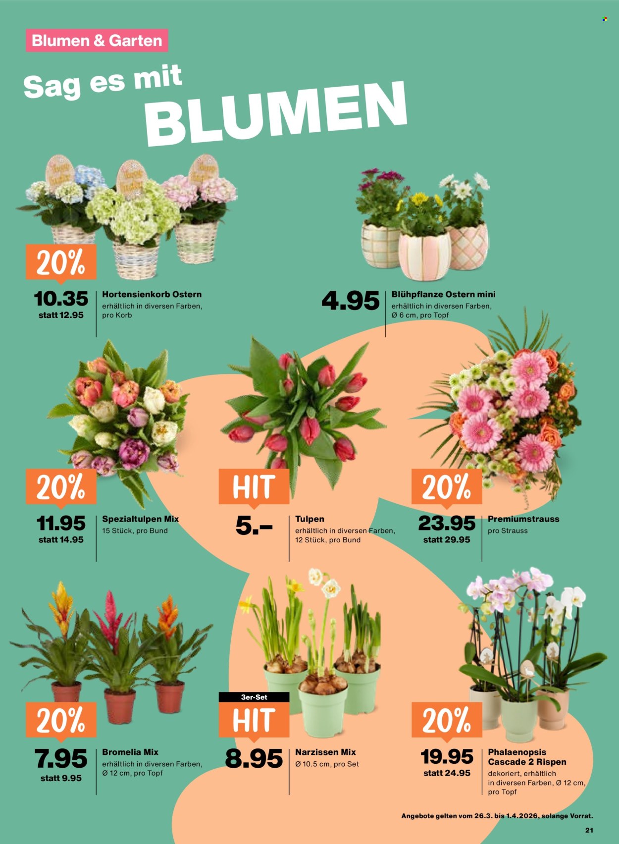 Catalogue Migros - 26.3.2026 - 1.4.2026. Page 21. Page 21