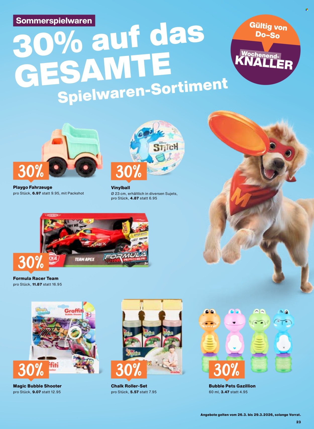 Catalogue Migros - 26.3.2026 - 1.4.2026. Page 23. Page 23