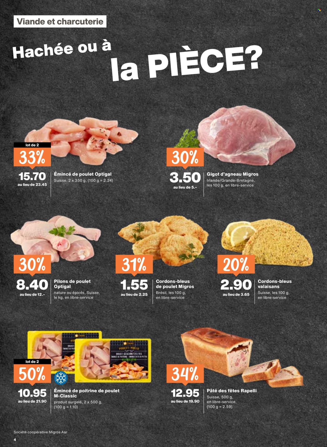 Catalogue Migros - 26.3.2026 - 1.4.2026. Page 4. Page 4