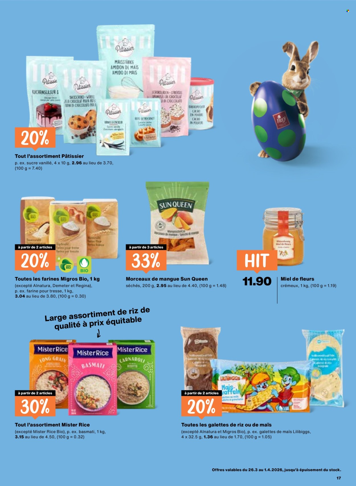 Catalogue Migros - 26.3.2026 - 1.4.2026. Page 17. Page 17