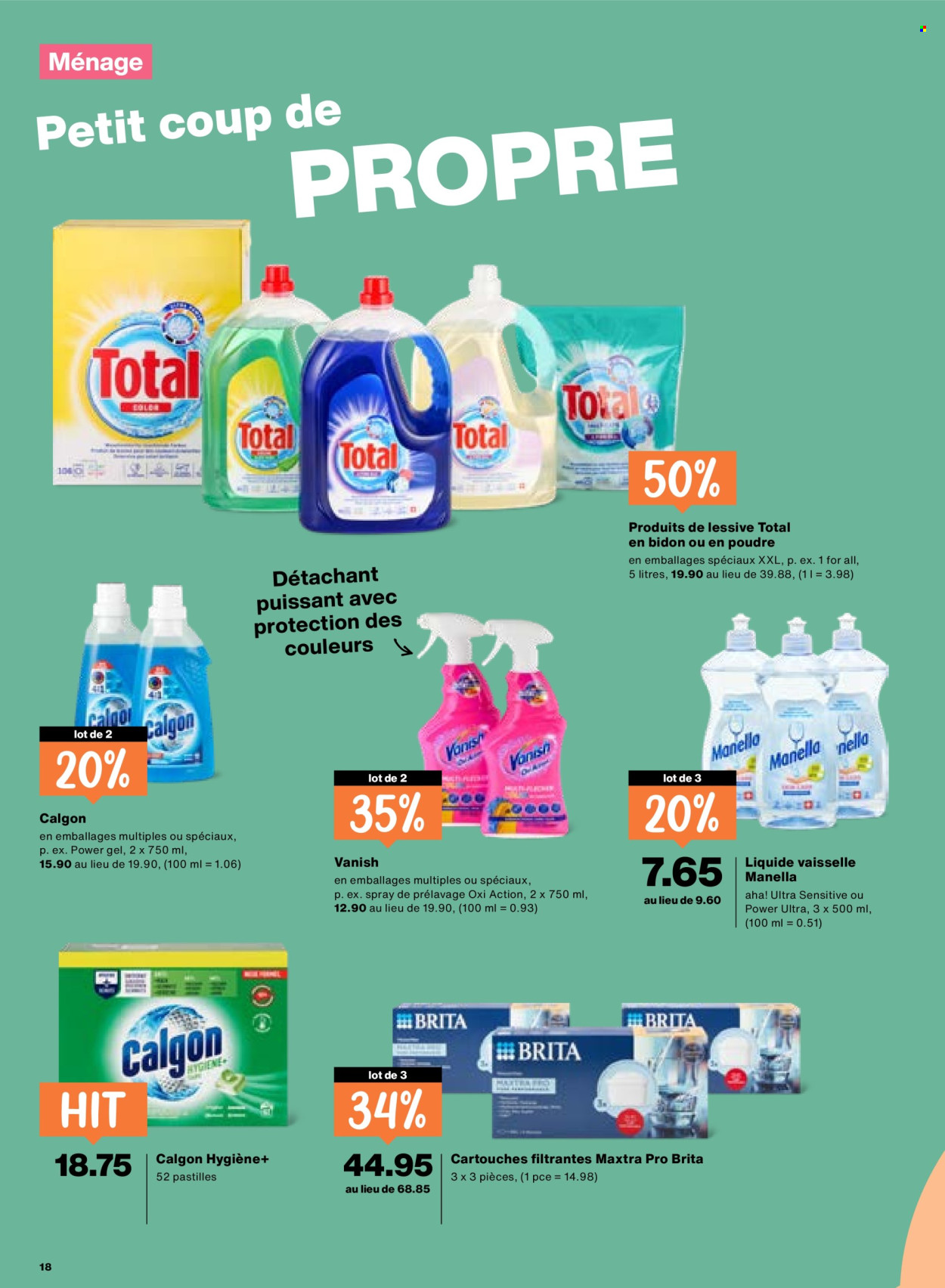 Catalogue Migros - 26.3.2026 - 1.4.2026. Page 18. Page 18