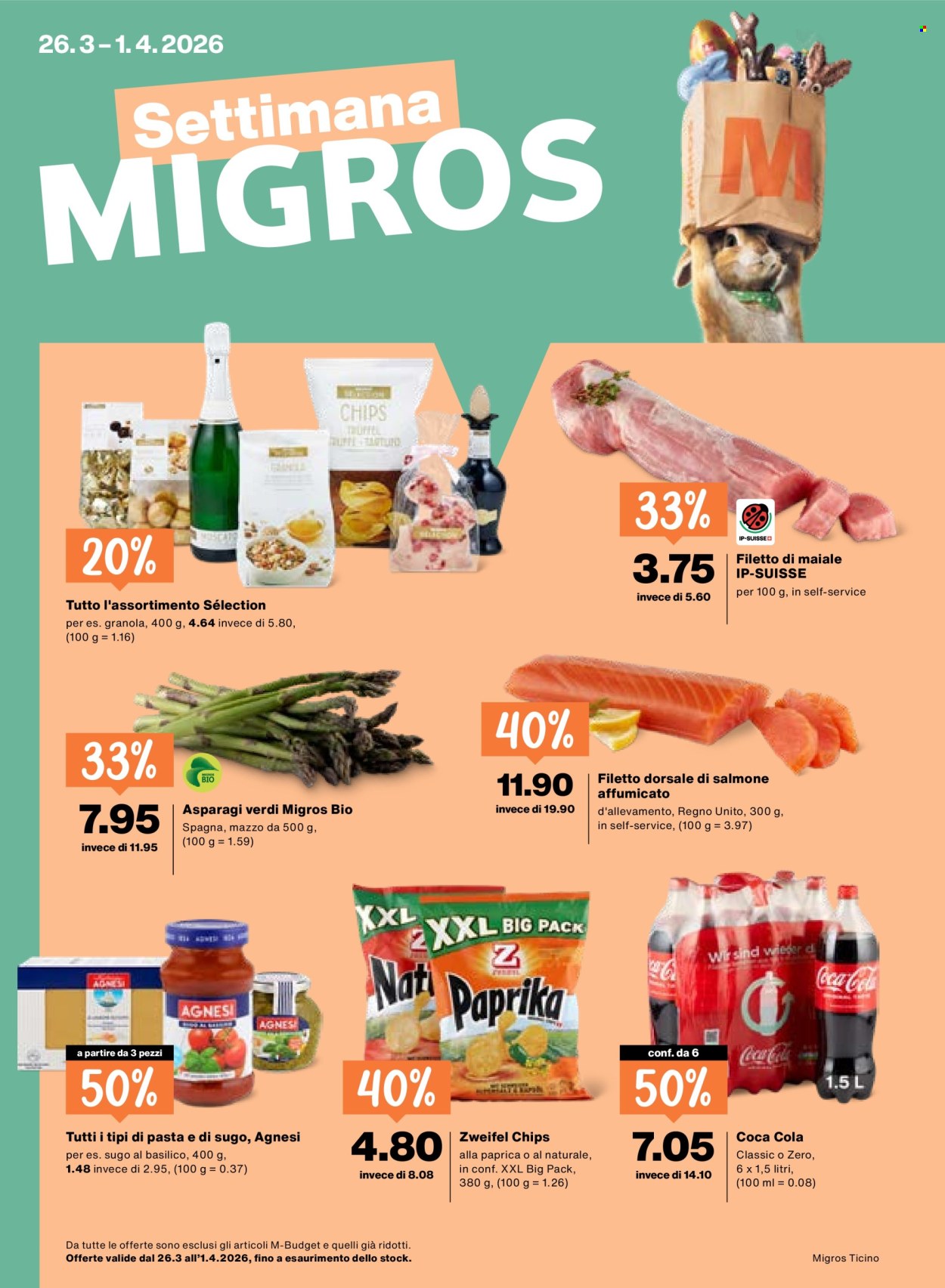 Catalogue Migros - 26.3.2026 - 1.4.2026. Page 1. Page 1