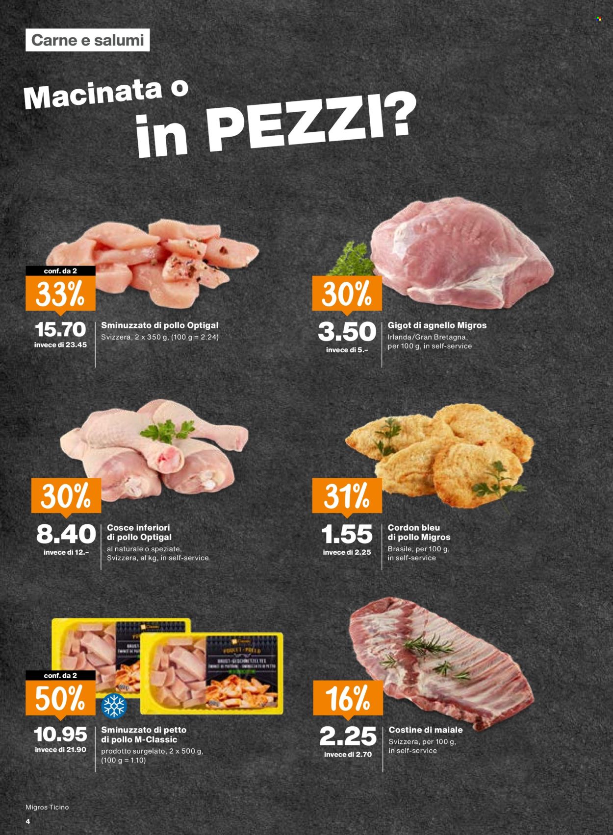 Catalogue Migros - 26.3.2026 - 1.4.2026. Page 4. Page 4