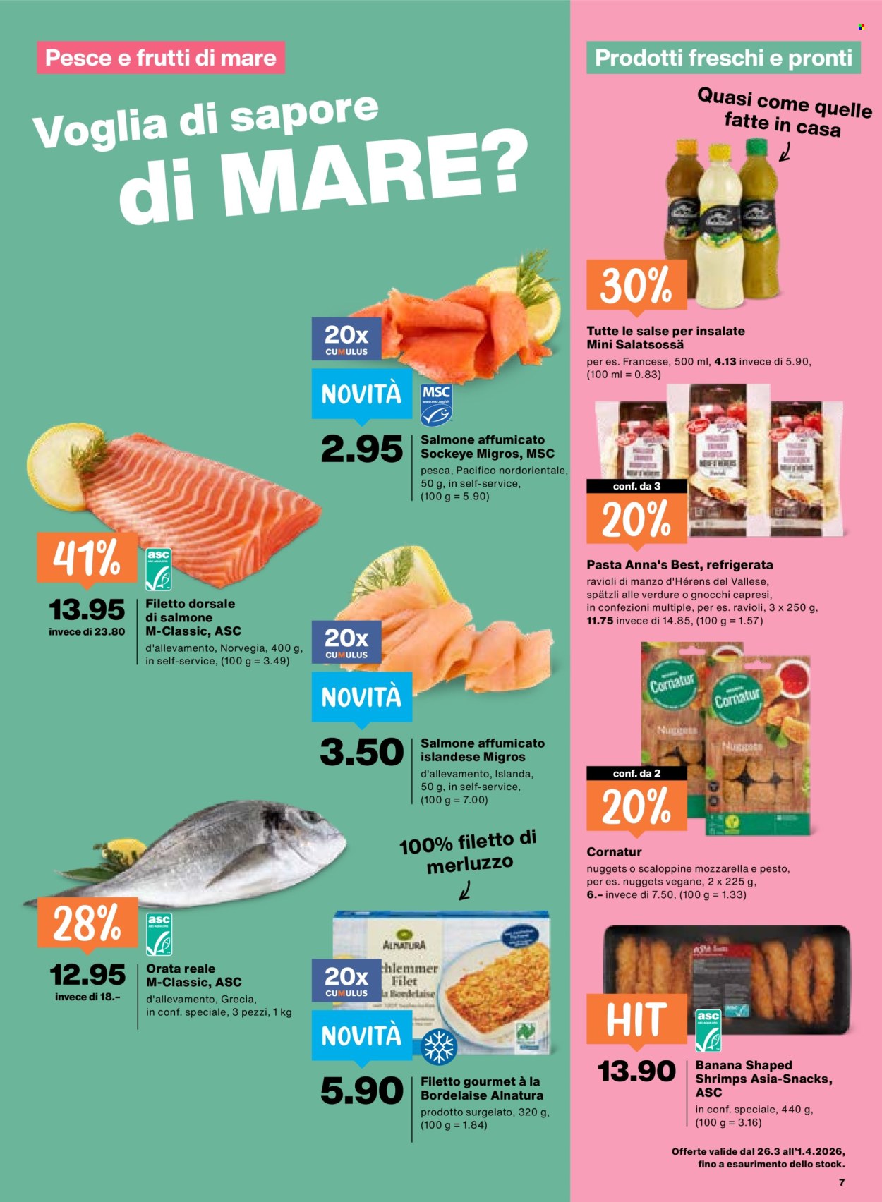 Catalogue Migros - 26.3.2026 - 1.4.2026. Page 7. Page 7